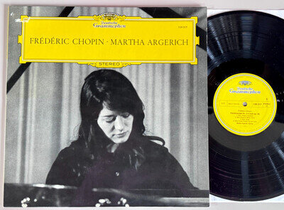 MARTHA ARGERICH Piano Sonata Polonaise Mazurka CHOPIN 1960s DGG STEREO NM MINT