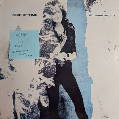 Bonnie Raitt Nick Of Time Vinyl Record VG+/VG EST2095 1989