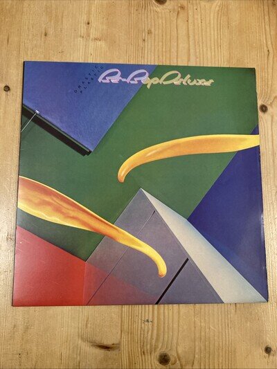 Be Bop Deluxe Drastic Plastic 12" Vinyl LP 1978 Harvest Bill Nelson Lyric Inner