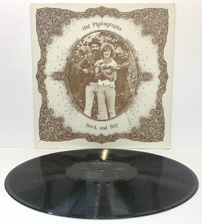 BECK & ROY: Old Photographs Vinyl LP 1984 Vetco SIGNED 12 Tracks Bluegrass VG+