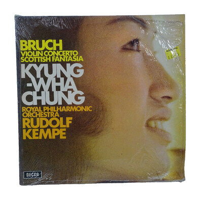 BRUCH - VIOLIN CONCERTO, SCOTTISH FANTASIA LP Kyung-Wha Chung, DECCA SXL 6573 EX