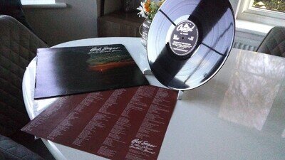 bob seger silver bullet band the distance 12 inch vinyl lp insert slv capitol 82