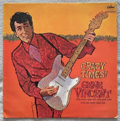 Gene Vincent ?– Crazy Times Vinyl Record LP