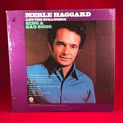 MERLE HAGGARD Sing A Sad Song 1971 USA Vinyl LP Capitol record