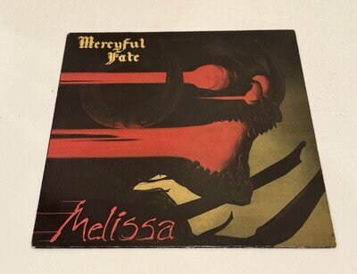 Mercyful Fate Melissa Lp Megaforce Records MRI-369 l983 King Diamond VG+/VG+