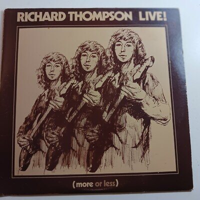 Richard Thompson / Live (More Or Less) 1976 DOUBLE LP / FOLK / VG++ £5 FLAT POST