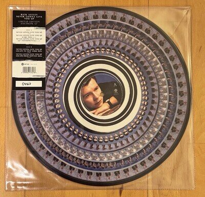 Rick Astley - Never Gonna Give You Up Zoetrope Vinyl 12" Single Limited Numbered