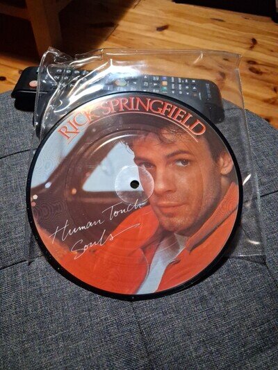 Rick Springfield 1984 "Human Touch" 7" Vinyl Picture Disc