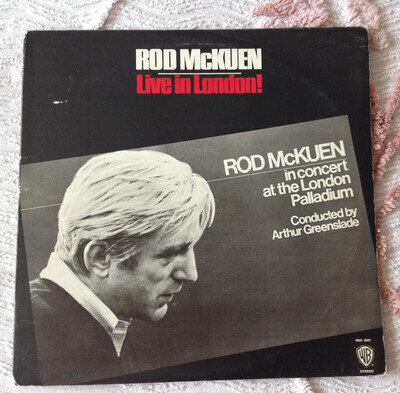 ROD McKUEN - 1970 - "LIVE IN LONDON!" - DOUBLE LP Vinyl - Free UK Postage