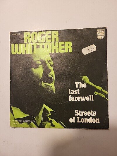 Roger Whittaker the Last Farewell 7" Vinyl Record