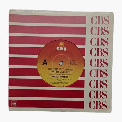 ROGER WATERS (PINK FLOYD) "The Tide Is Turning" RARE 1987 AUSSIE 7" SINGLE