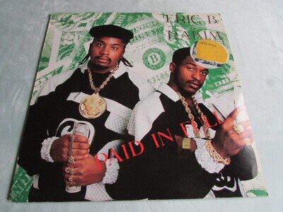 Eric B & Rakim ' Paid In Full ' Vinyl Album Island Records