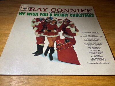 RAY CONNIFF We Wish You A Merry Christmas LP CBS free post