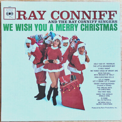 RAY CONNIFF We Wish You A Merry Christmas LP CBS Rare 1st UK Press Holiday Xmas