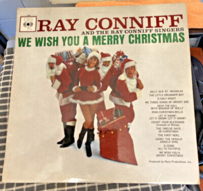 Ray Conniff We Wish You A Merry Christmas Vinyl LP CBS UK Pressing