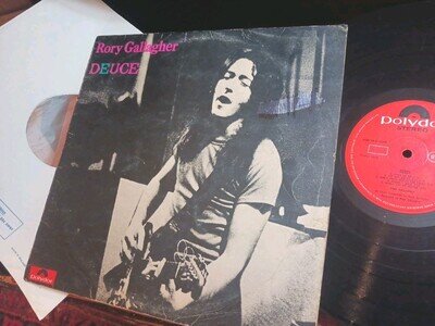 RORY GALLAGHER - Deuce, RARE ORIGINAL 1971 UK LP / inner