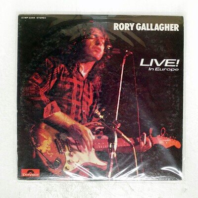 RORY GALLAGHER LIVE IN EUROPE POLYDOR MP2258 Japan VINYL LP