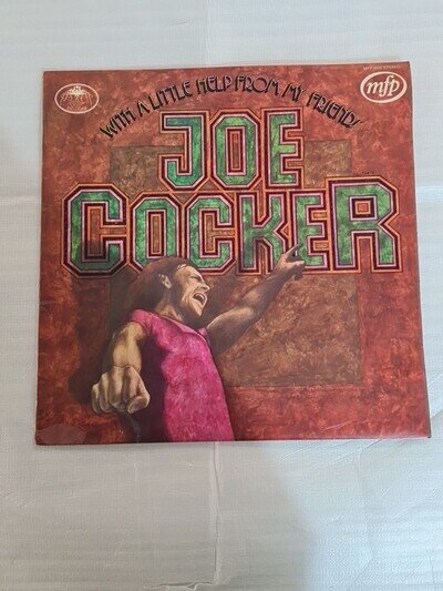 Joe Cocker with a Little Help From My Friends Vinyl LP GOOD+, GOOD