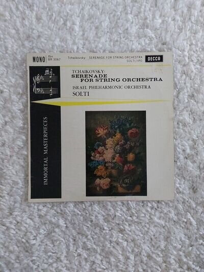 Pyotr Ilyich Tchaikovsky Israel Philharmonic Orchestra Solti Serenade For String