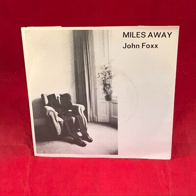JOHN FOXX Miles Away 1980 UK 7" vinyl single Ultravox A Long Time original 45