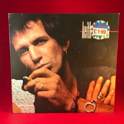 KEITH RICHARDS Talk Is Cheap 1988 GERMAN Vinyl LP + INNER Rolling Stone original
