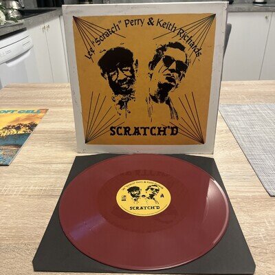 LEE SCRATCH PERRY & KEITH RICHARDS Scratch’d 12” Vinyl Record NM/NM