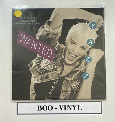 Yazz ~ Wanted ~ Album Vinyl Record + Inner Sleeve 1988 Pop EX / EX Con