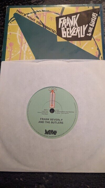 FRANKIE BEVERLEY AND THE BUTLERS IF THAT'S WHAT YOU WANTED PIC SLEEVE 7"