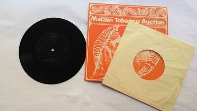 Malawi Tobacco Auction song/chant record; 45rpm