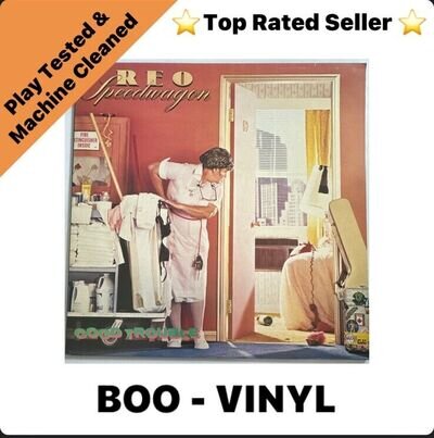 REO Speedwagon Good Trouble LP Album Vinyl Record EPC85789 Rock 80s +Insert EX