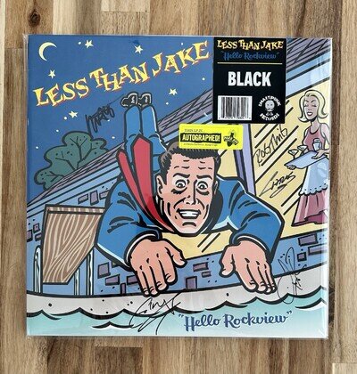 Less Than Jake - Hello Rockview - Vinyl LP Signed SHIPS NOW!!