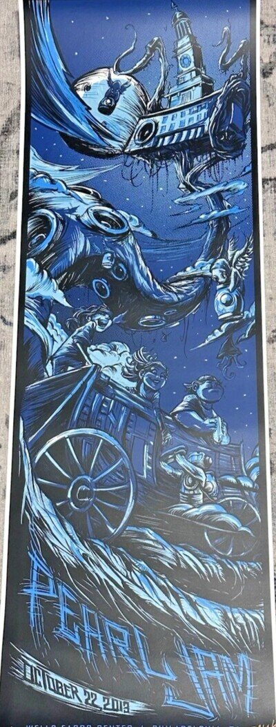 Pearl Jam poster Philadelphia 2013