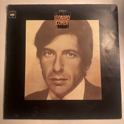 Leonard Cohen Songs of Leonard Cohen 1967 Vinyl LP CBS Records VG+ condition