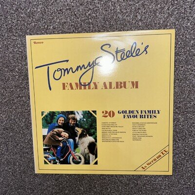 TOMMY STEELE - FAMILY ALBUM - 12" VINYL LP ALBUM RECORD GATEFOLD - NEAR MINT