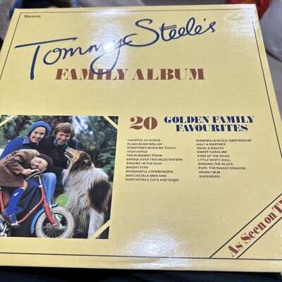 Tommy Steele's Family Album 12" 33rpm Vintage Vinyl LP Record RTD 2041
