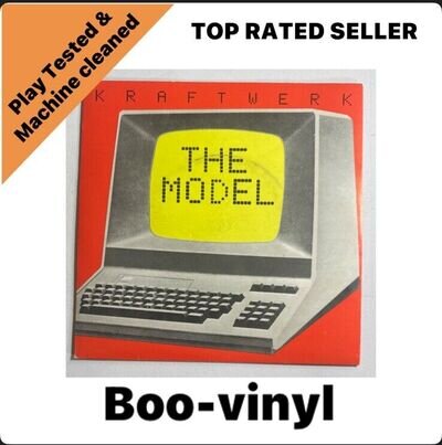 Kraftwerk - The Model / Computer Love - 7" Vinyl Record Ex / Vg+