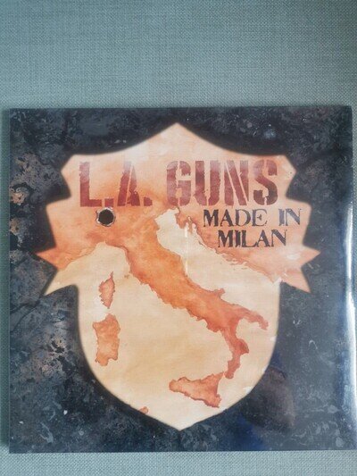 LA GUNS MADE IN MILAN BLACK VINYL NEW&SEALED