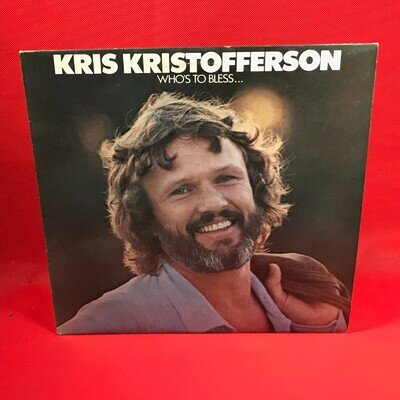 KRIS KRISTOFFERSON Who's To Bless And Who's To Blame 1975 UK vinyl LP + INSERT
