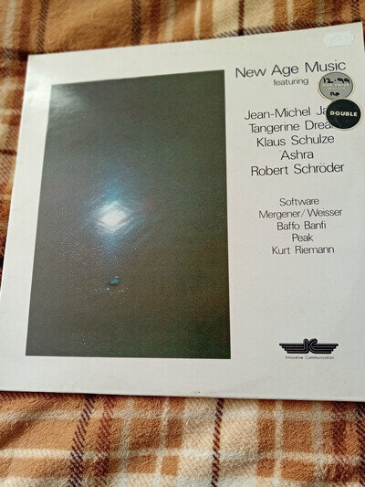 NEW AGE MUSIC DBLE LP - JEAN -MICHEL JARRE,KLAUS SCHULZE , TANGERNE DREAM ETC