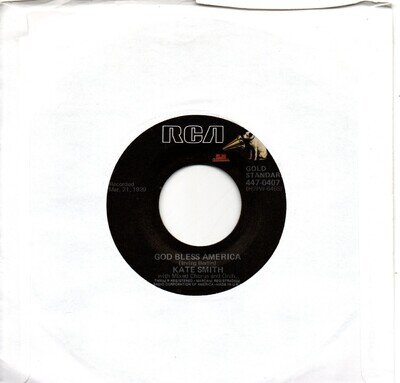 Kate Smith:God bless America/Star spangled banner:US RCA:Re-Issue