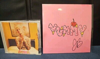 Justin Bieber - Yummy White Colored 7" VINYL RECORD + Signed + RARE CD 🔥🔥🔥🔥