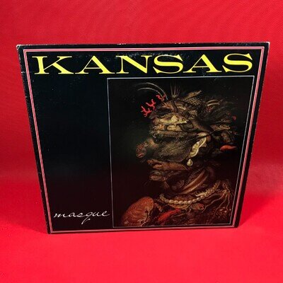 KANSAS Masque 1975 USA vinyl LP + INNER It Takes A Women's Love To Make A Man