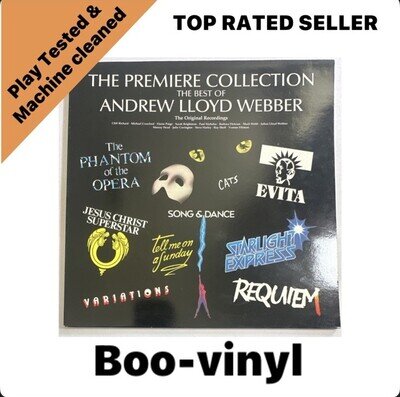 The Premier Collection Andrew Lloyd Webber LP Album Vinyl Theatre EX /EX