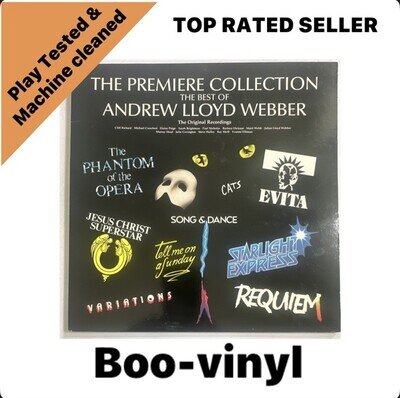 The Premier Collection Andrew Lloyd Webber LP Album Vinyl Theatre EX /EX Con