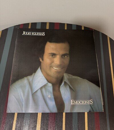Julio Iglesias Emociones Cbs 1978 Edition Madrid Lp Vinyl 12"