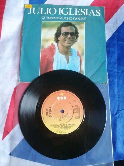 JULIO IGLESIAS - QUIEREME MUCHO (YOURS) - 7" SINGLE