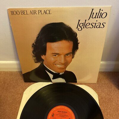 1100 Bel Air Place, Julio Iglesias 12" Vinyl Record + lyric sheet