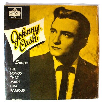 Johnny Cash "Sings The Songs That Made Him Famous" Vinyl UK "London" LP HA-S2157