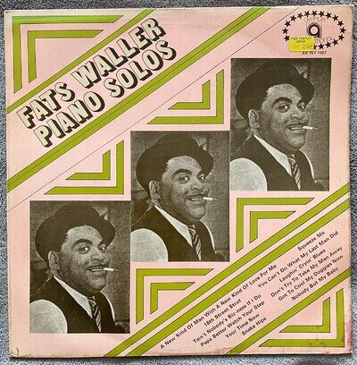 Fats Waller – Piano Solos Vinyl Record LP