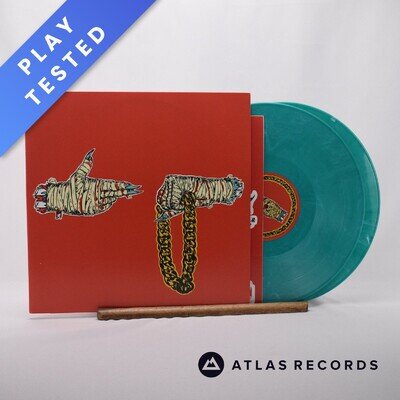 Run The Jewels Run The Jewels 2 Teal Double LP Album Vinyl Record - EX/NM